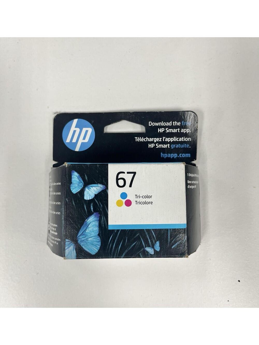 HP Hewlett Packard 67 Tri-color Original Ink Cartridge New Sealed Exp. Oct 2024